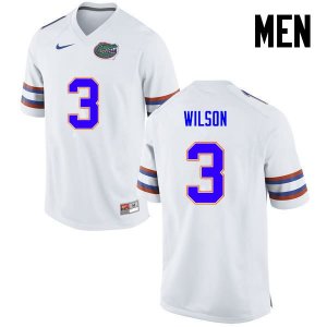 Men's Florida Gators #3 Marco Wilson NCAA Nike White Authentic Stitched College Football Jersey BNK6262HH